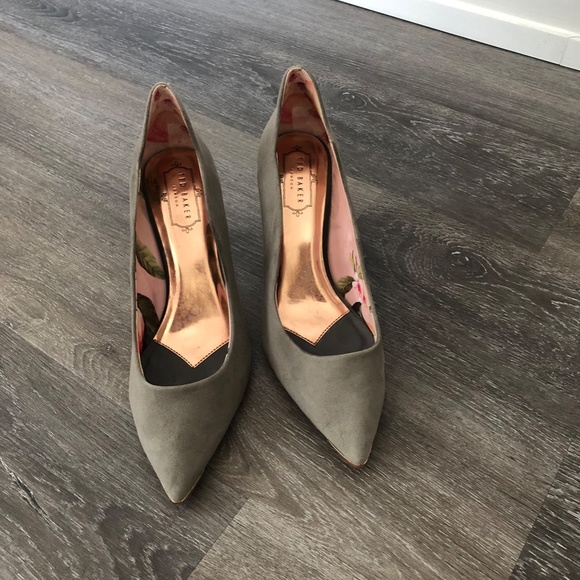 Grey Suede Shoes - Picture 2 of 3